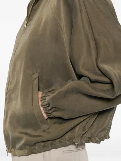 Herno Zip Jacket In Brown