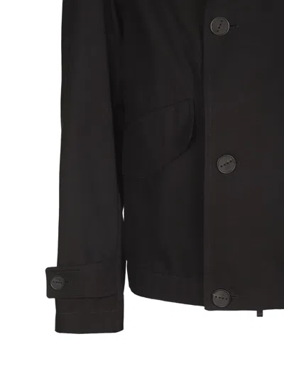 Hevo Buttoned Jacket In Black