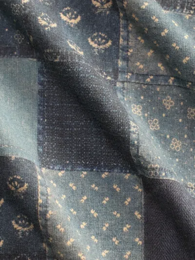 Rrl Patchwork Drawstring-fastening Trousers In Multi