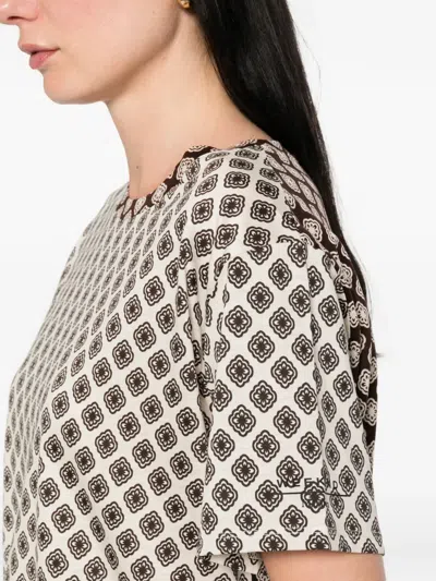Weekend Max Mara Wkdbussola Patterned T-shirt In Multi