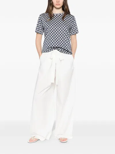 Weekend Max Mara Printed T-shirt In Blue