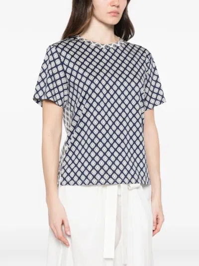 Weekend Max Mara Printed T-shirt In Blue