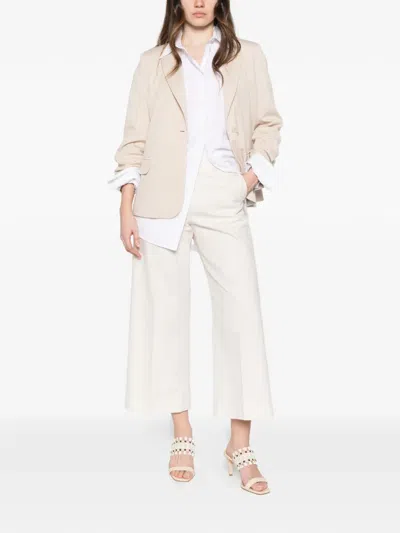 Weekend Max Mara Notched-lapel Blazer In Neutral