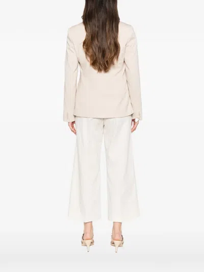 Weekend Max Mara Notched-lapel Blazer In Neutral