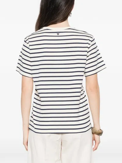 Weekend Max Mara Wkdbora Striped T-shirt In Multi