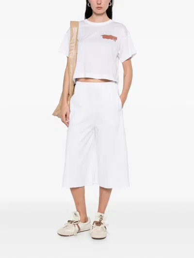 Max Mara Graphic T-shirt In White