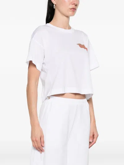 Max Mara Graphic T-shirt In White