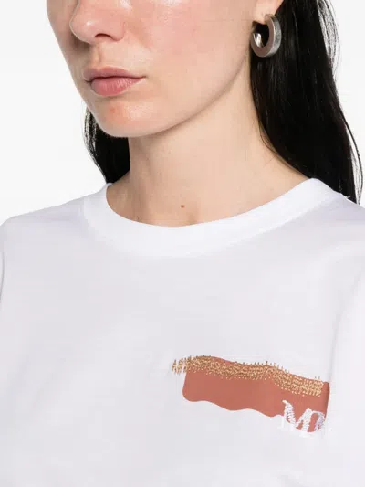 Max Mara Graphic T-shirt In White
