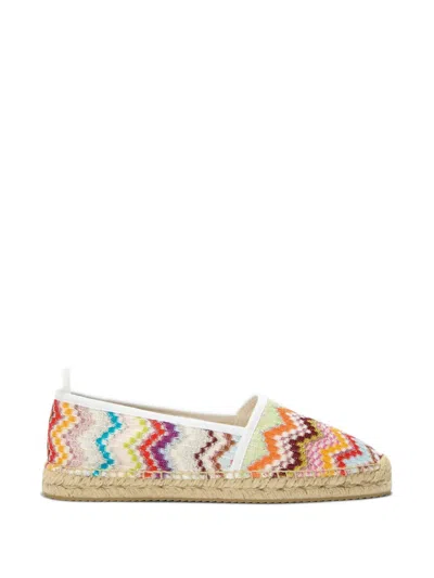 Missoni Chevron-pattern Espadrilles In Multi