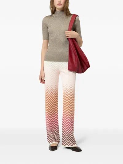 Missoni Zigzag-patterned Trousers In Multi