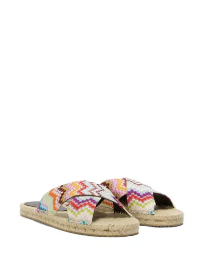 Missoni Zigzag-patterned Espadrilles In Multi