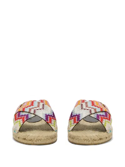 Missoni Zigzag-patterned Espadrilles In Multi