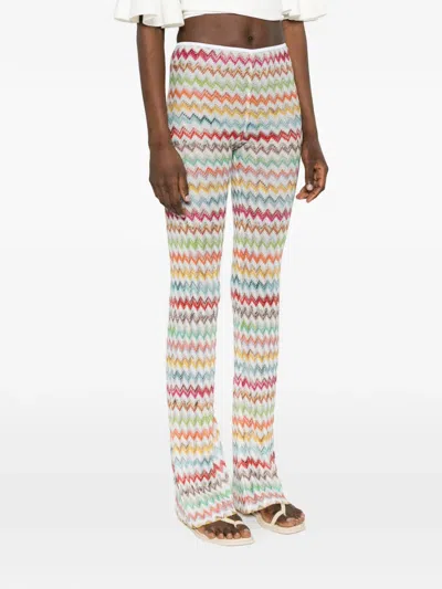 Missoni Flared Casual Pants In Multi