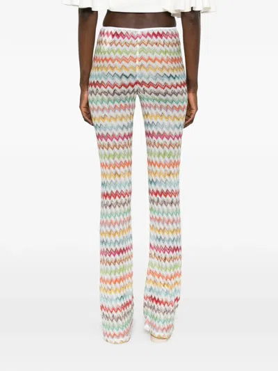 Missoni Flared Casual Pants In Multi