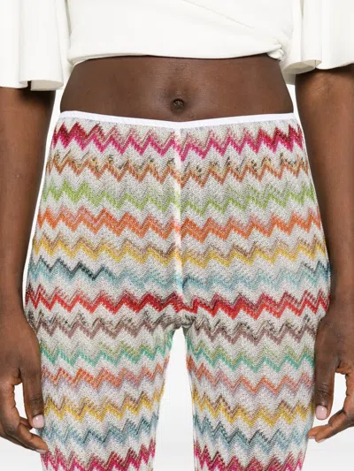 Missoni Flared Casual Pants In Multi