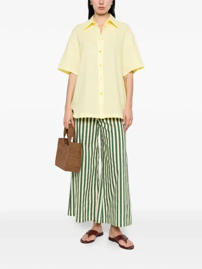 Manuel Ritz Button Shirt In Yellow