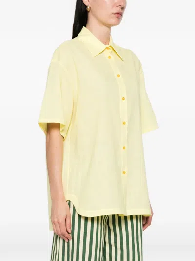Manuel Ritz Button Shirt In Yellow