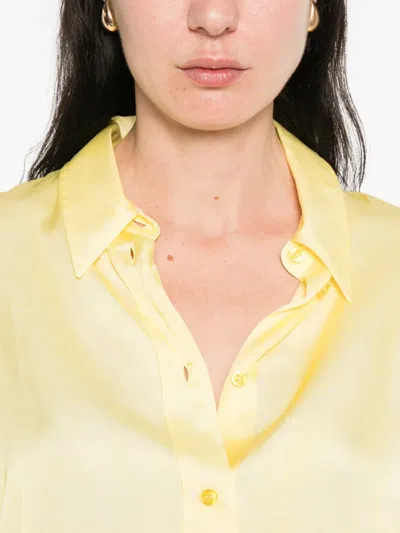 Manuel Ritz Buttoned Shirt In Yellow