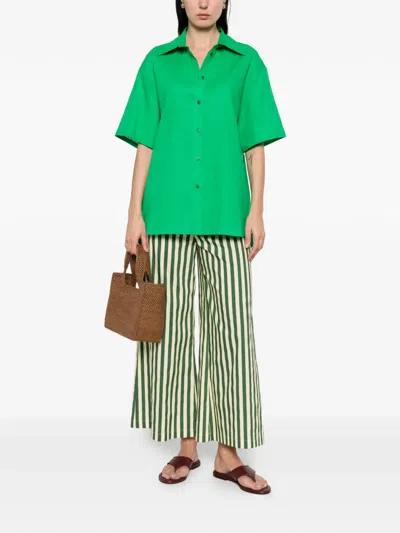 Manuel Ritz Buttoned Shirt In Green