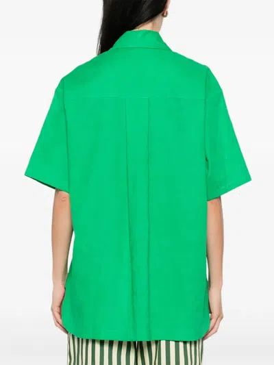 Manuel Ritz Buttoned Shirt In Green