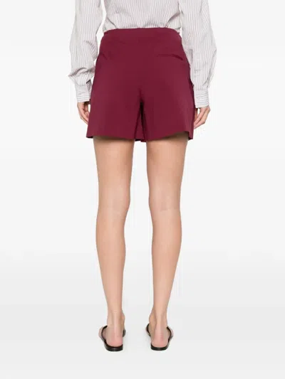 Manuel Ritz Wrap-design Shorts In Red