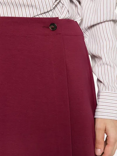 Manuel Ritz Wrap-design Shorts In Red