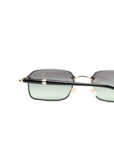 Montblanc Square-frame Sunglasses In Gray