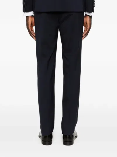 Manuel Ritz Single-breasted Suit In Blue