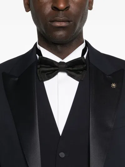 Manuel Ritz Single-breasted Suit In Blue