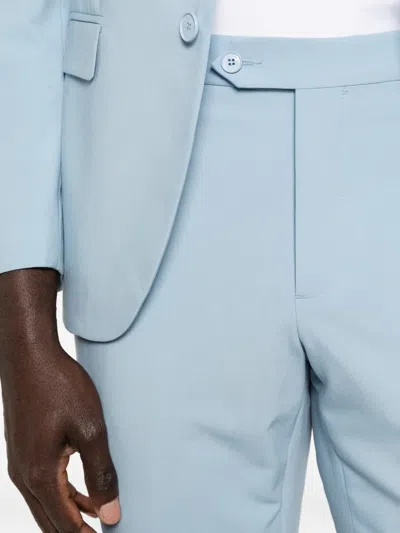 Manuel Ritz Single-breasted Suit In Blue