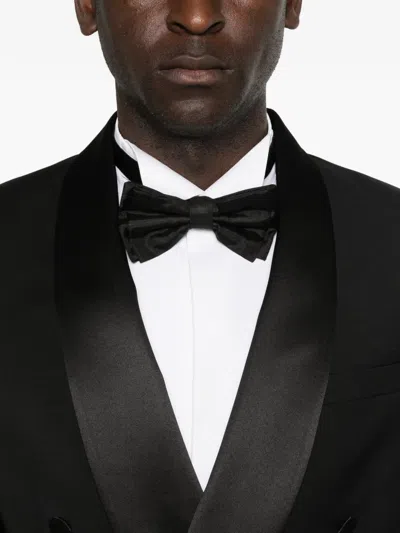 Manuel Ritz Shawl-lapel Suit In Black