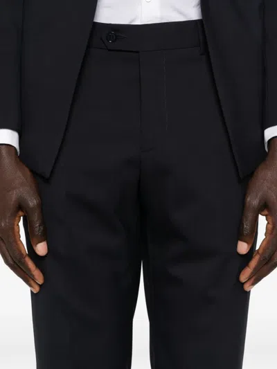 Manuel Ritz Double-breasted Suit In Blue