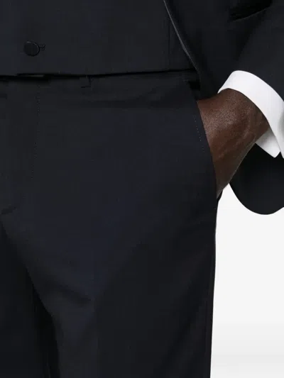 Manuel Ritz Peak-lapels Suit In Blue