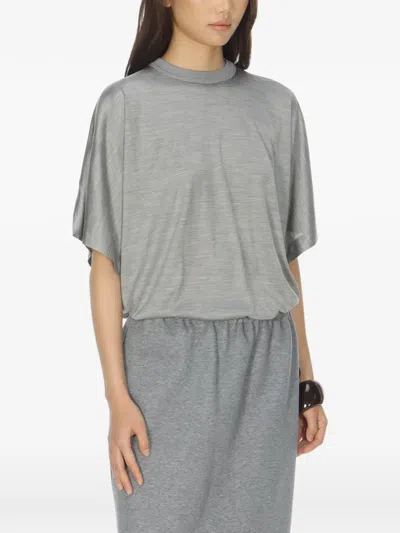 Carven Oversized T-shirt In Gray