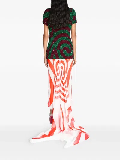 Dries Van Noten Sequinned Top In Multi