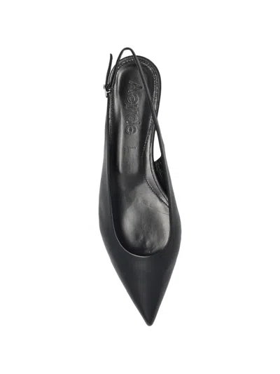 Aeyde Amelia Slingback Flats In Black