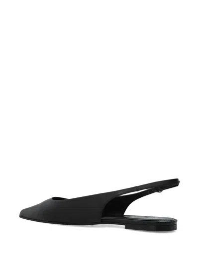 Aeyde Amelia Slingback Flats In Black