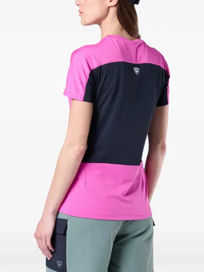 Rossignol Panel Hiking Tee In Pink