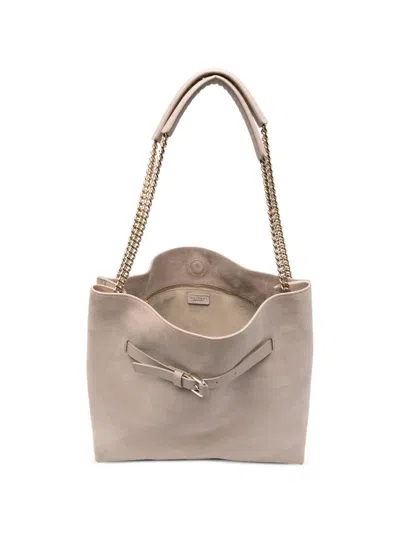 Orciani Venus Peach Shoulder Bag In Neutral
