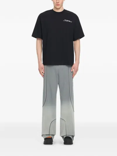 Off-white Off White Minimally Styled Short Sleeve T-shirt For Men In Black