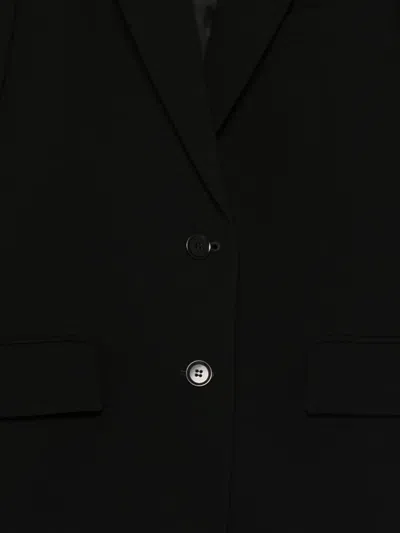 Aspesi Single-breasted Blazer In Black
