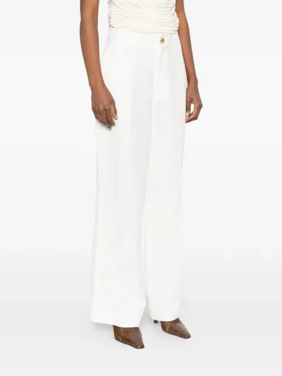 P.a.r.o.s.h Button Trousers In White