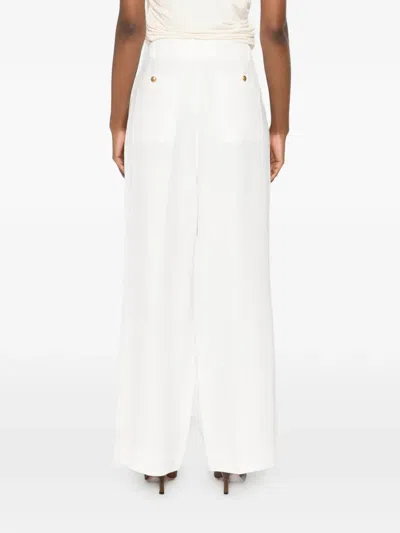 P.a.r.o.s.h Button Trousers In White