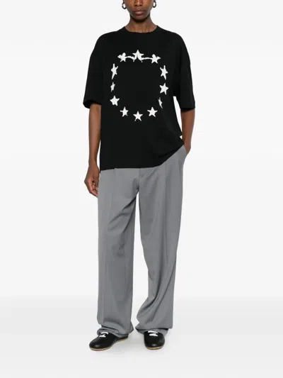 Etudes Studio Star-graphic T-shirt In Black