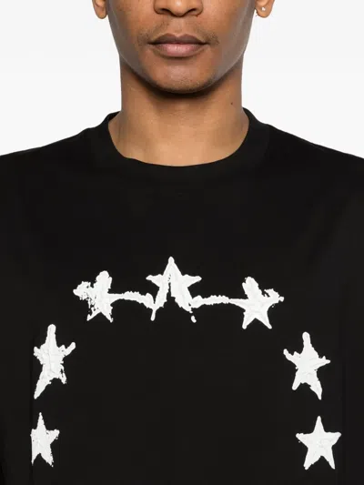 Etudes Studio Star-graphic T-shirt In Black