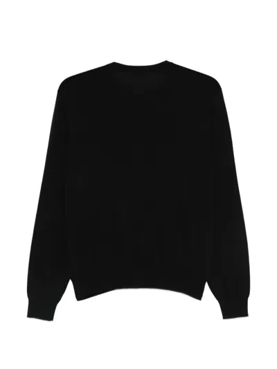 Aspesi Buttoned Cardigan In Black