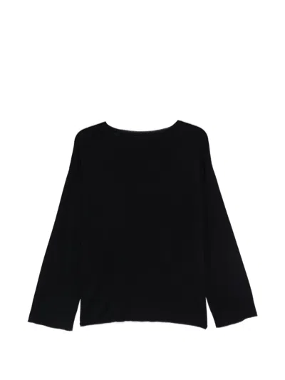 Aspesi Long-sleeve Sweater In Black