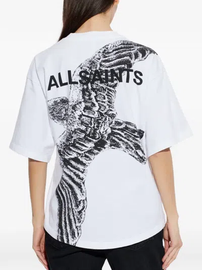 Allsaints Swoop Amelie T-shirts In White