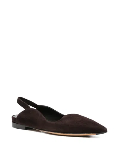Mara Bini Pointed Flat Pumps In Black