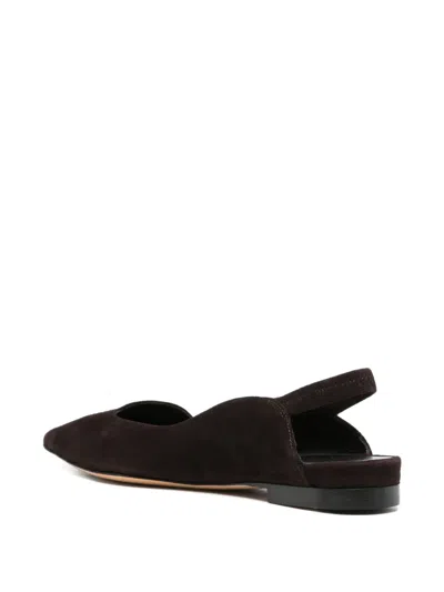 Mara Bini Pointed Flat Pumps In Black